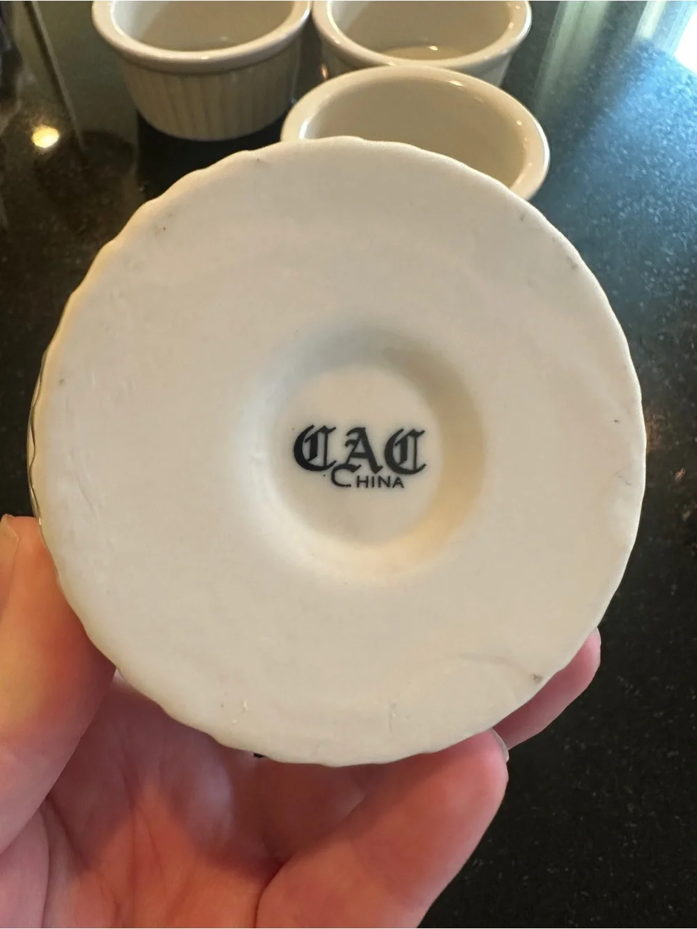 White Ceramic Ramekins - Set of 4